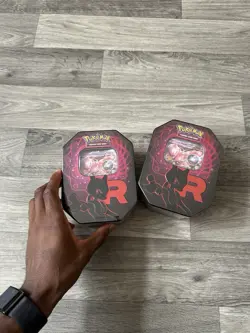Pokemon TCG: Team Rocket's Mewtwo Ex Tin - Destined Rivals - Brand New x2 - Image 2
