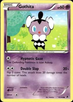 Nintendo Pokemon Emerging Powers Gothita (43) #43/98 Common - Image 1