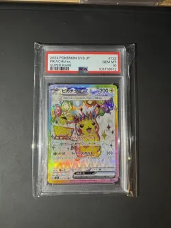 2024 Pokemon Japanese Pikachu EX 122/106 Super Electric Breaker SV8 PSA 10 - Image 1