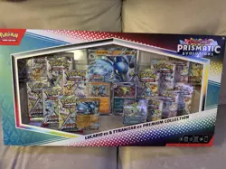Lucario And Tyranitar Ex Pokemon TCG Prismatic EX Premium Collection Box Set - Image 1
