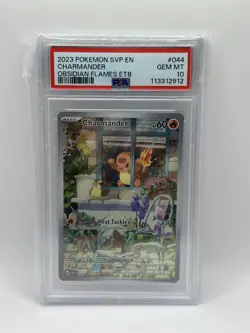 CHARMANDER #044 2023 POKEMON SVP EN-SV BLACK STAR PROMO- PSA 10 - Image 1