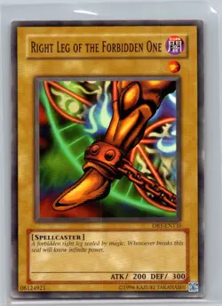 Dark Beginning 1 #DB1-EN135 Right Leg of the Forbidden One - VG - Image 1