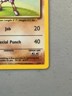 Hitmonchan – Pokemon Base set - Unlimited - 7/102 – Holo rare – NM/LP - Image 4