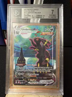 Pokemon Evolving Skies Umbreon Vmax Alt Art 215/203 BGS 7 “Looks Nicer” 🔥 - Image 1