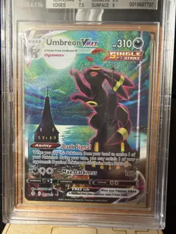 Pokemon Evolving Skies Umbreon Vmax Alt Art 215/203 BGS 7 “Looks Nicer” 🔥 - Image 2