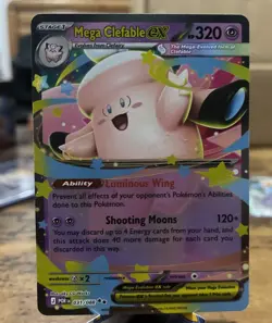 Pokemon TCG Perfect Order Mega Clefable ex 031/088 Double Rare - NM - Image 1