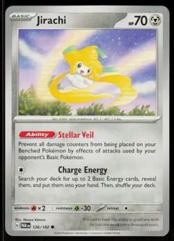 Jirachi 126/182 Common Paradox Rift Pokemon Near Mint - Image 1