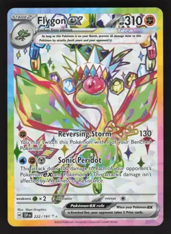 Flygon ex 222/191 Pokemon TCG SV08: Surging Sparks NM - Image 1
