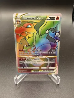 Charizard VSTAR 174/172 Rainbow Secret Rare Brilliant Stars Pokemon English NM - Image 1
