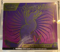 New! 2023 ETB Pokemon Scarlet & Violet Elite Trainer Box + New Acrylic Case!! 820650853418 - Image 1