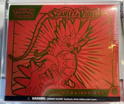 New! 2023 ETB Pokemon Scarlet & Violet Elite Trainer Box + New Acrylic Case!! - Image 1