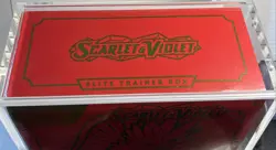 New! 2023 ETB Pokemon Scarlet & Violet Elite Trainer Box + New Acrylic Case!! - Image 2