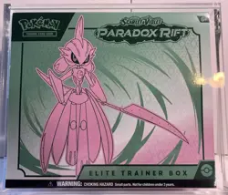 New 2023 ETB Pokemon Scarlet & Violet Paradox Rift Elite Trainer Box + New Case! - Image 1