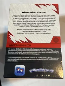 2025 Pokemon TCG Scarlet & Violet Destined Rivals Booster Bundle Box NEW SEALED! - Image 2