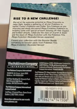 Pokemon TCG: Ascended Heroes Booster Bundle (ME2.5) - NEW/FACTORY SEALED Box NM! - Image 3