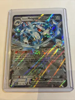 Steven’s Metagross Ex 145/182 Destined Rivals Pokemon TCG Holo Mint - Image 1