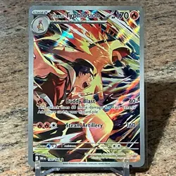 Pokemon Ethan’s Typhlosion 190/182 Destined Rivals Full Art Holo - Image 1