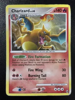 Pokemon TCG Charizard 1/99 Arceus Very DMG - Image 1