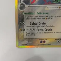 Latias 8/113 EX Delta Species Stamped Reverse Holo Rare Pokemon TCG (MP) - Image 4