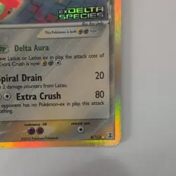 Latias 8/113 EX Delta Species Stamped Reverse Holo Rare Pokemon TCG (MP) - Image 5