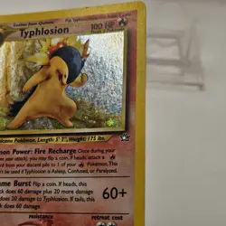 Pokemon - Typhlosion - 17/111 - Neo Genesis - 1st Edition - Moderate/Heavy Play - Image 2