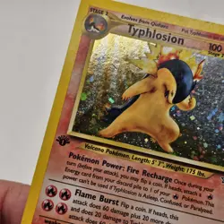 Pokemon - Typhlosion - 17/111 - Neo Genesis - 1st Edition - Moderate/Heavy Play - Image 3