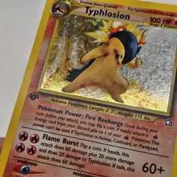 Pokemon - Typhlosion - 17/111 - Neo Genesis - 1st Edition - Moderate/Heavy Play - Image 5