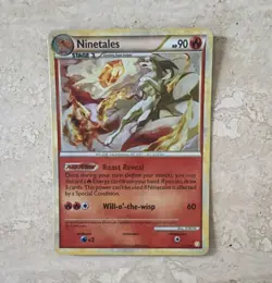 Nintendo Pokemon TCG Ninetales Call of Legends 16/95 Holo Rare 90 HP Eng 2011 - Image 1