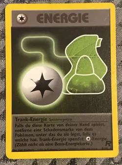 Pokemon Trank Energie Potion Energy #82/82 German Team Rocket 2000 LP - Image 1
