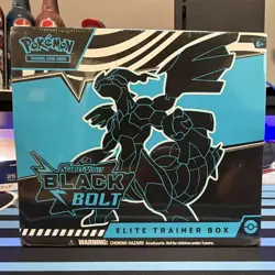 Pokemon TCG Scarlet & Violet Black Bolt Elite Trainer Box English Factory Sealed - Image 1
