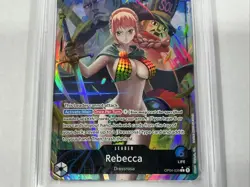 PSA 10 2023 ONE PIECE OP04 KINGDOMS OF INTRIGUE 039 REBECCA ALTERNATE ART - Image 3