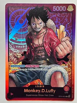 Monkey.D.Luffy ST01-001 One Piece Starter Deck 1 Straw Hat Crew - Image 1