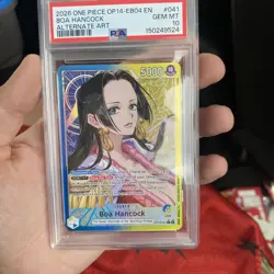 ONE PIECE BOA HANCOCK 2026 THE AZURE SEA'S SEVEN #041 ALT ART PSA 10 - Image 1