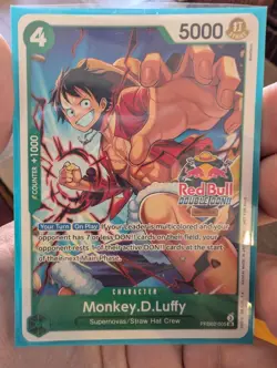 Red Bull Double Don Complete Set + Promo PRB02-005 Luffy - Image 3