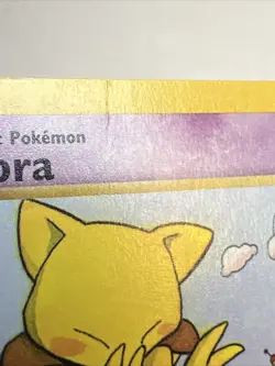 CREASE 1st Ed Abra Regular/Non-Holo 49/82 Team Rocket AUTHENTIC Pokemon Card - Image 4