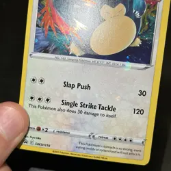 Snorlax Holo SWSH119 Black Star Promo Pokemon Card Holo Bleed - Image 4