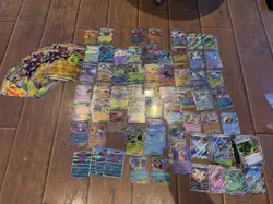 Pokemon Card Lot 200+ Singles EX Mega EX Holo Foil Jumbo Promos - Image 1