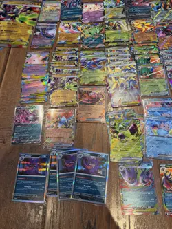 Pokemon Card Lot 200+ Singles EX Mega EX Holo Foil Jumbo Promos - Image 5