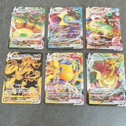 Pokemon TCG Sword & Shield 6-Card VMAX Holo Lot - Rillaboom/Inteleon+More - Image 1