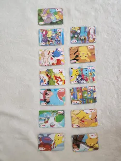 1999 Pokemon deck of 52 playing cards w/ Jokers & Plastic Case Pikachu & Ash - Image 4