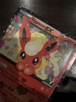 Pokemon TCG Flareon EX Generations Radiant Holo Card Ultra Rare 170 HP RC6/32 - Image 3