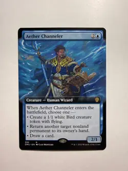 Aether Channeler (Extended Art) 392 MTG Dominaria United - Image 1