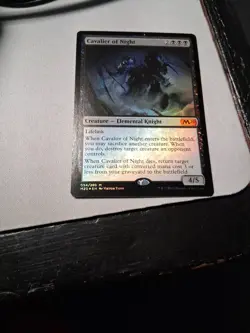 MTG Cavalier of Night Core Set 2020 Foil - Image 1