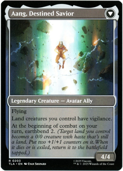 Aang, at the Crossroads - 0203 - Avatar: The Last Airbender TLA - MTG NM/M - Image 2