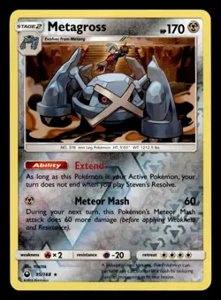 Metagross 95/168 Reverse Holo S&M Celestial Storm Pokemon Card - Image 1