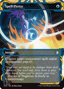 MTG magic 1x Spell Pierce (M/NM) Secrets of Strixhaven Mystical Archive - Image 1