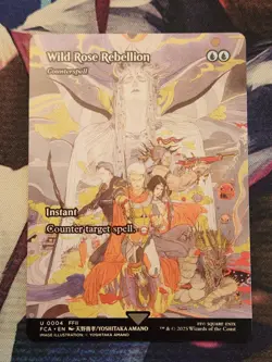 MTG - Wild Rose Rebellion (Counterspell) - Final Fantasy FCA NM - Image 1