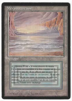 ►Magic-Style◄ MTG - Underground Sea - French Revised FBB - Good/Good- - Image 1