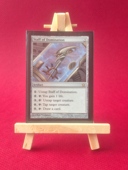 Staff of Domination / Fifth Dawn / Rare MTG Artifact / Mint Condition - Image 1
