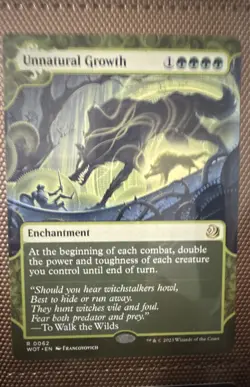 Unnatural Growth Wilds of Eldraine: Enchanting Tales Regular - Image 1